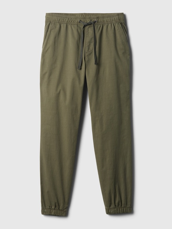GAP Kalhoty slim canvas joggers GapFlex GAP