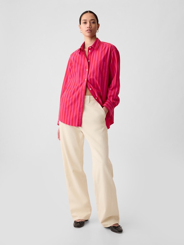GAP Pruhovaná košile oversize GAP