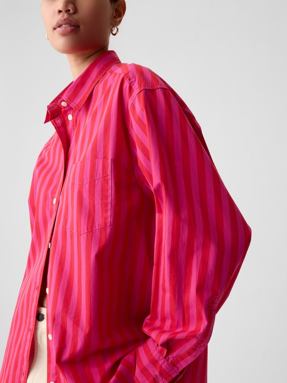 GAP Pruhovaná košile oversize GAP