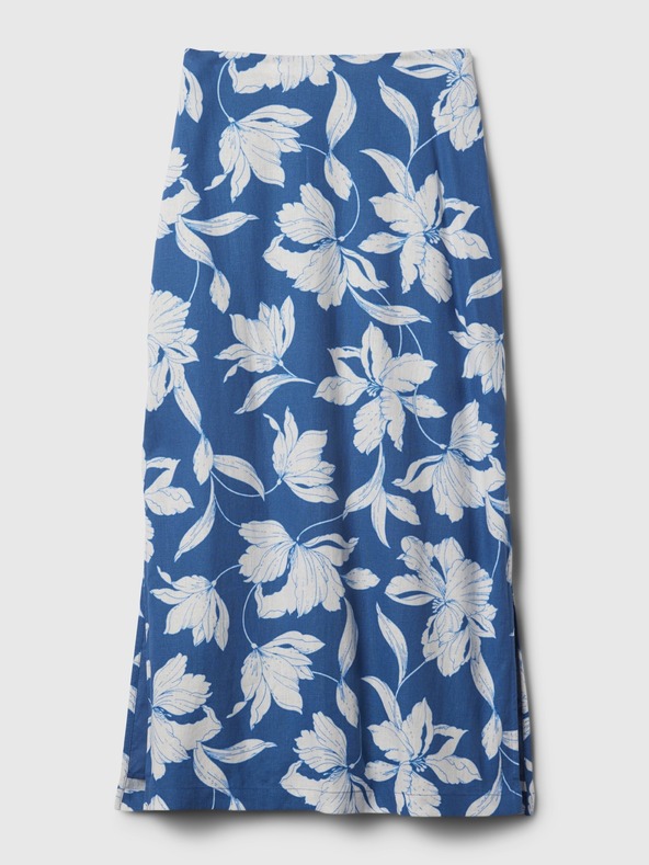 GAP Lněná maxi sukně GAP