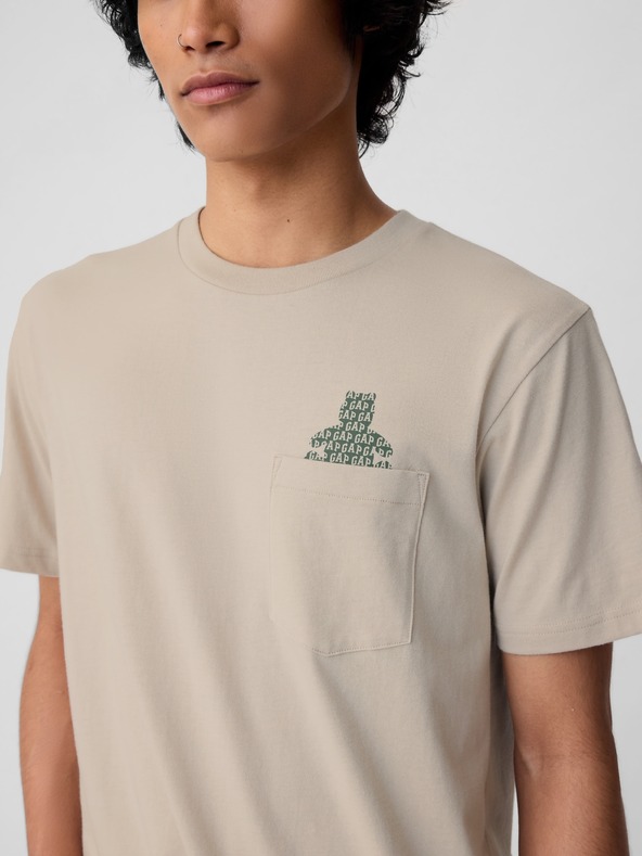 GAP Tričko s medvídkem Unisex GAP