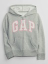 GAP Dětská mikina Gap logo zip GAP