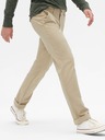 GAP Kalhoty essential khaki straight fit GapFlex GAP