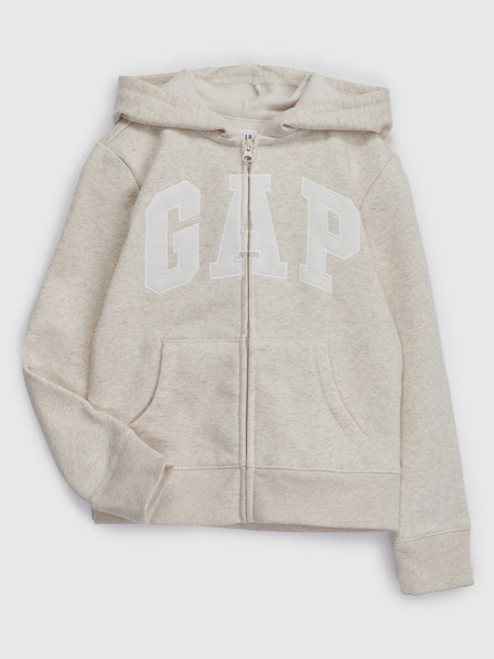 GAP Dětská mikina Gap logo zip GAP