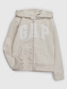 GAP Dětská mikina Gap logo zip GAP