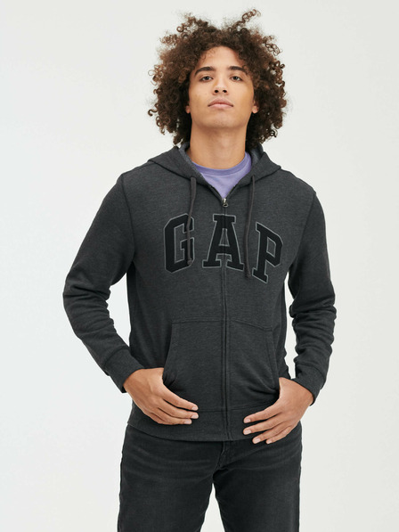GAP Mikina na zip s logo Gap GAP