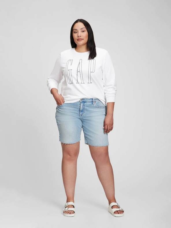 GAP Mikina s logem a rozparky GAP