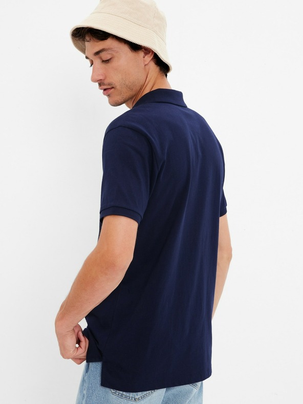 GAP Polo tričko logo jersey organic GAP