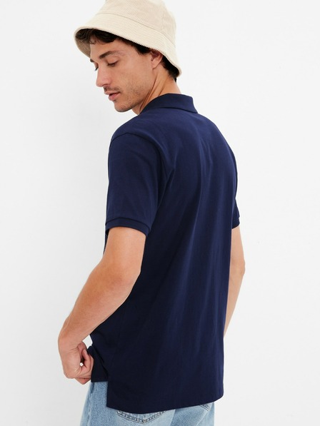 GAP Polo tričko logo jersey organic GAP