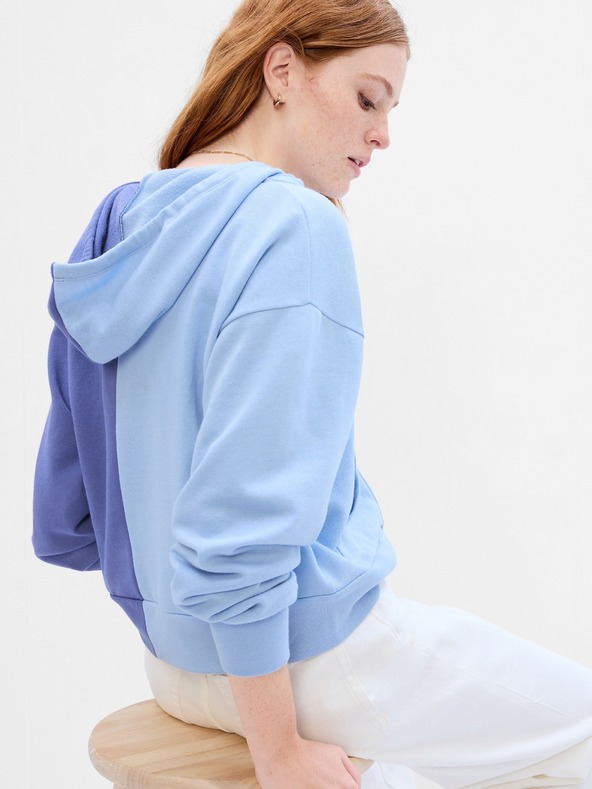 GAP Dvoubarevná mikina s kapucí GAP