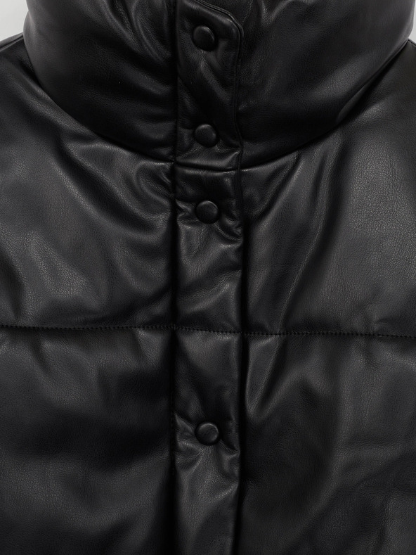 GAP Bunda z umělé kůže crop GAP