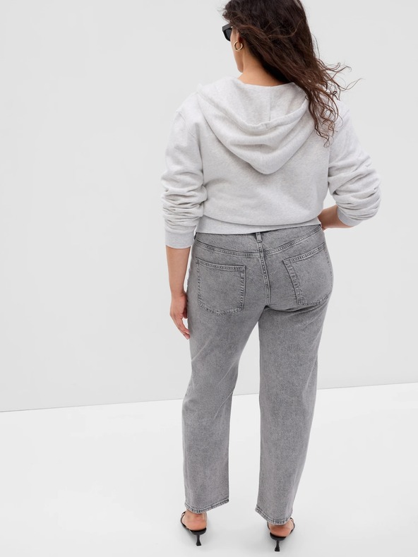 GAP Džíny loose Mid Rise Destructed '90s GAP