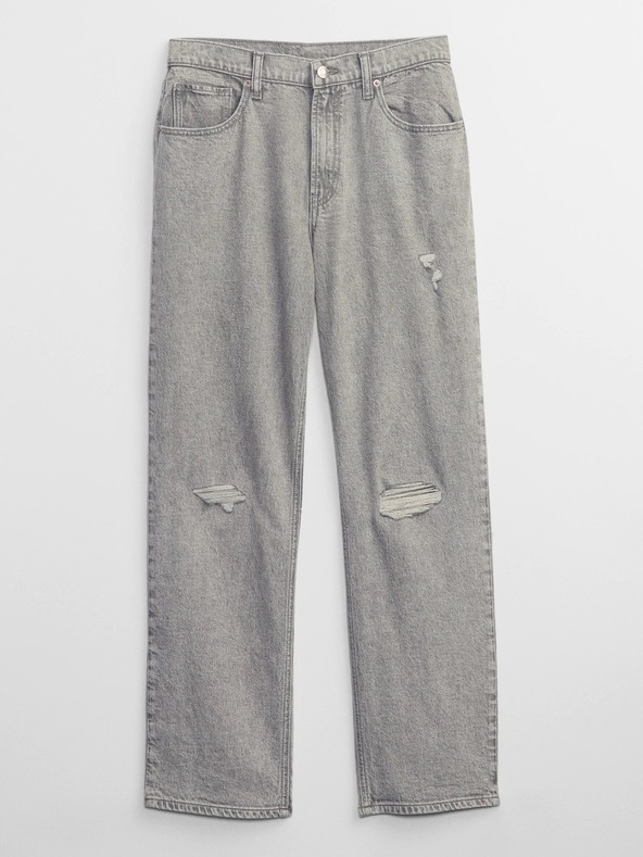 GAP Džíny loose Mid Rise Destructed '90s GAP