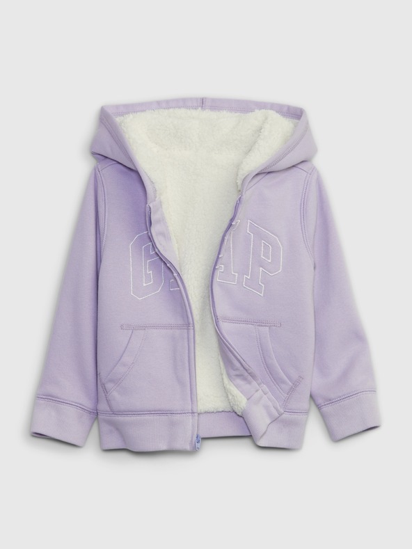 GAP Baby zateplená mikina s logem GAP