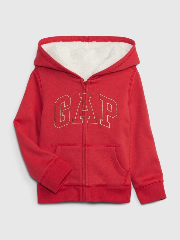 GAP Baby zateplená mikina s logem GAP