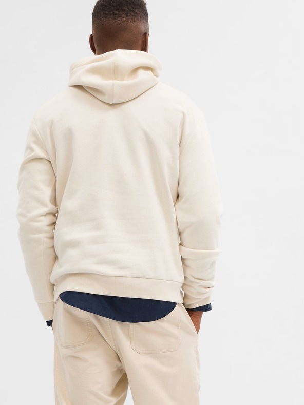 GAP Mikina s logem a fleece GAP