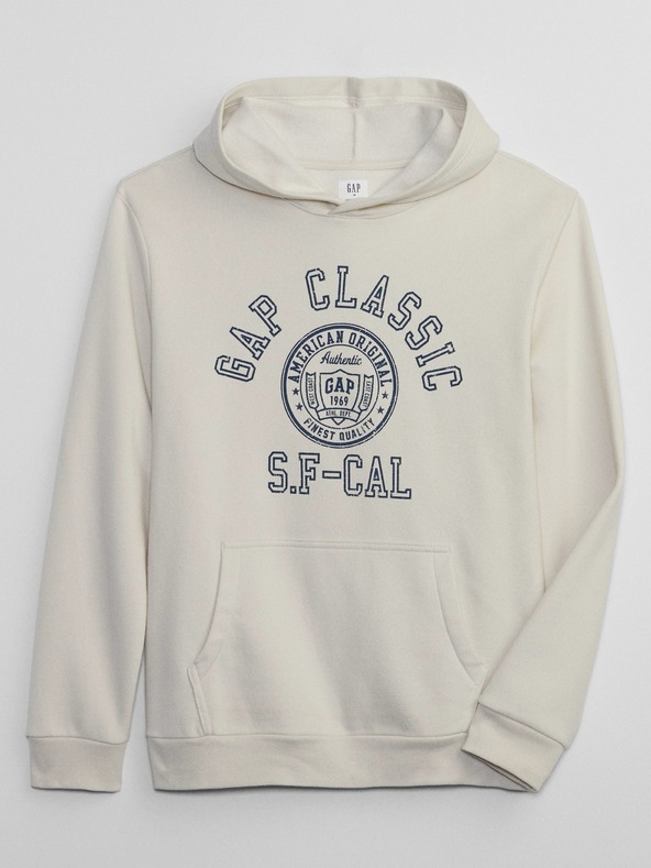 GAP Mikina s logem a fleece GAP