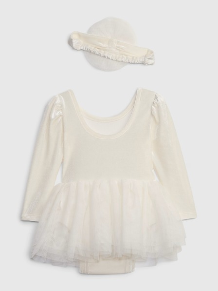 GAP Baby sametové body se sukní GAP