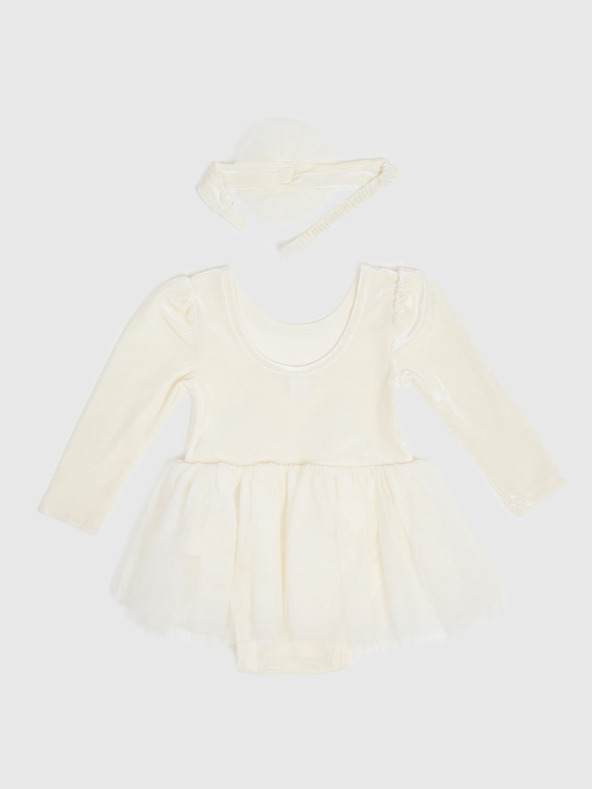 GAP Baby sametové body se sukní GAP