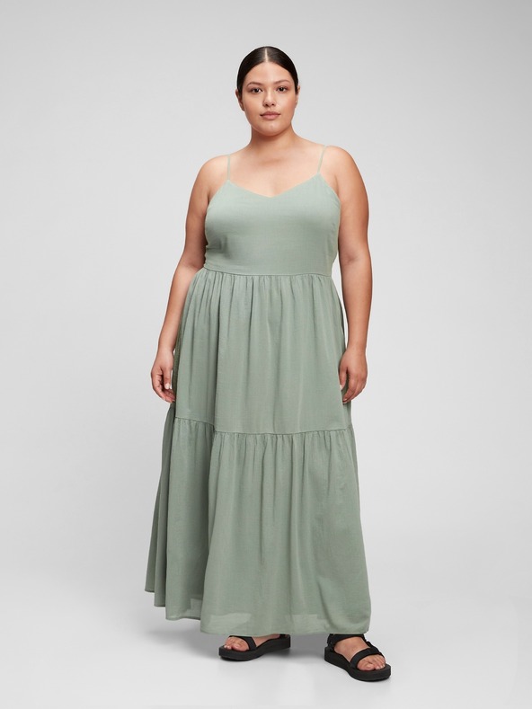 GAP Maxi šaty na ramínka GAP