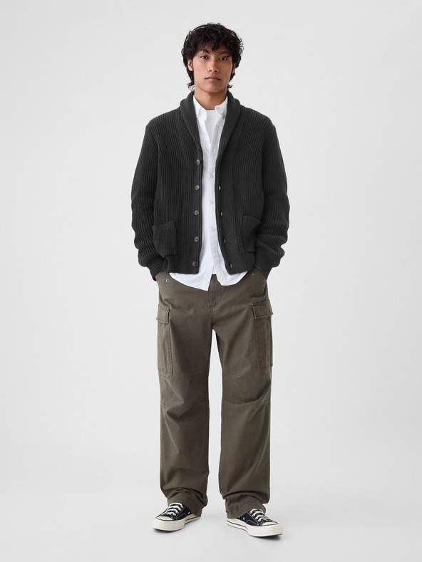 GAP Žebrovaný kardigan GAP