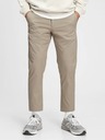 GAP Kalhoty modern slim cropped khaki GapFlex GAP