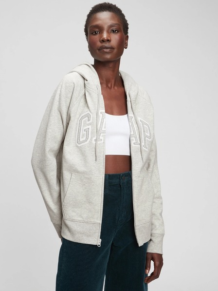 GAP Mikina GAP logo zip