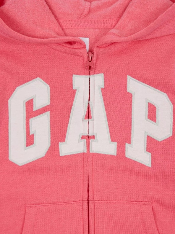 GAP Dětská mikina Gap logo zip GAP
