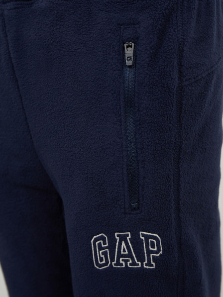 GAP Dětské fleece tepláky s logem GAP