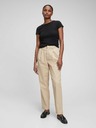 GAP Kalhoty khaki high rise GAP