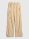 GAP Lněné široké kalhoty GAP