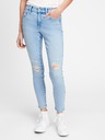GAP Džíny distressed jeggings mid rise GAP