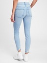 GAP Džíny distressed jeggings mid rise GAP