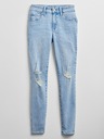 GAP Džíny distressed jeggings mid rise GAP