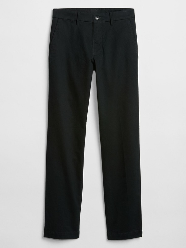 GAP Kalhoty essential khaki straight fit GapFlex GAP