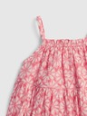 GAP Baby šaty gauze tiered floral GAP