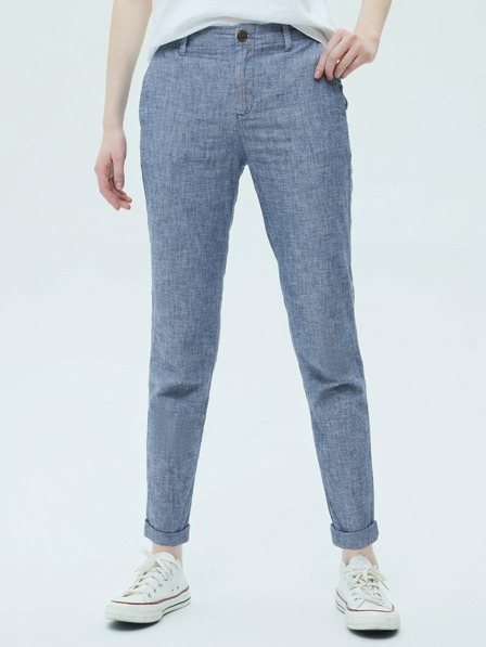 GAP Kalhoty girlfriend khaki in chambray GAP