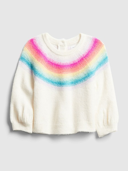 GAP Baby svetr neon rainbow GAP
