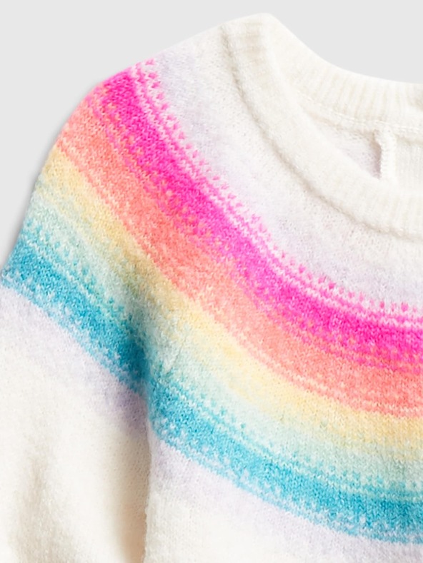 GAP Baby svetr neon rainbow GAP