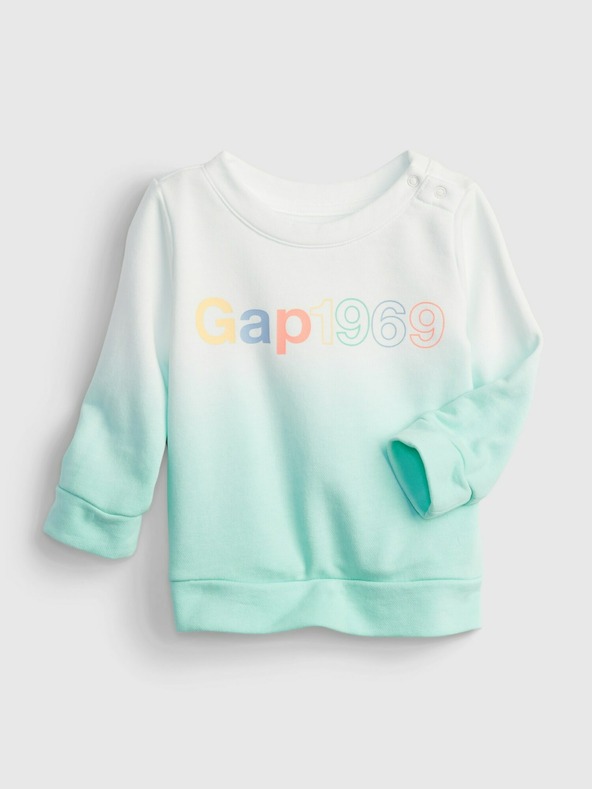 GAP Baby mikina GAP logo ombre