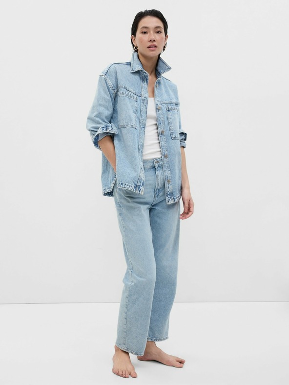 GAP Džínová košilová bunda GAP