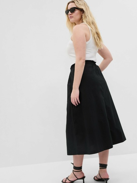 GAP Midi sukně s pružným pasem GAP