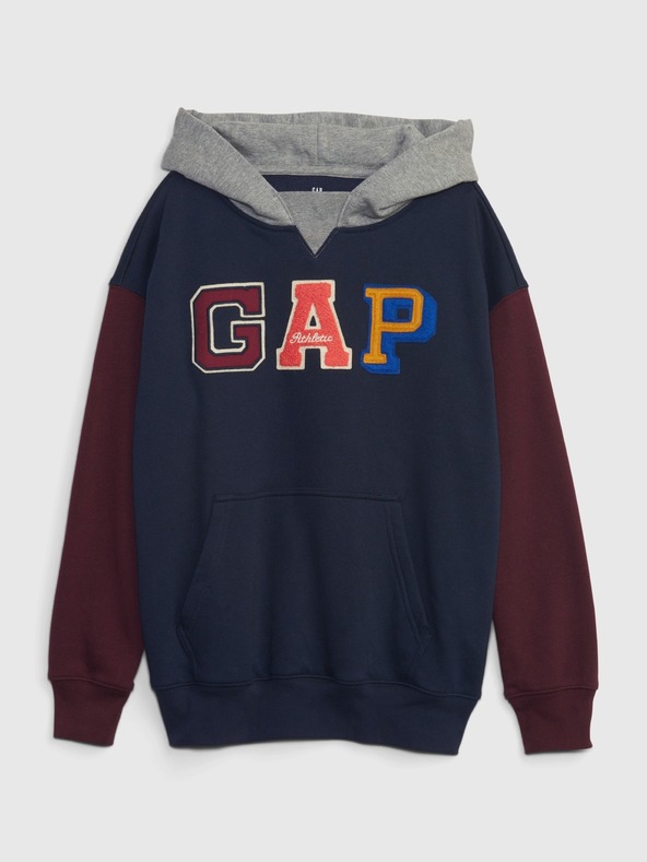 GAP Dětská mikina s kapucí GAP Athletic