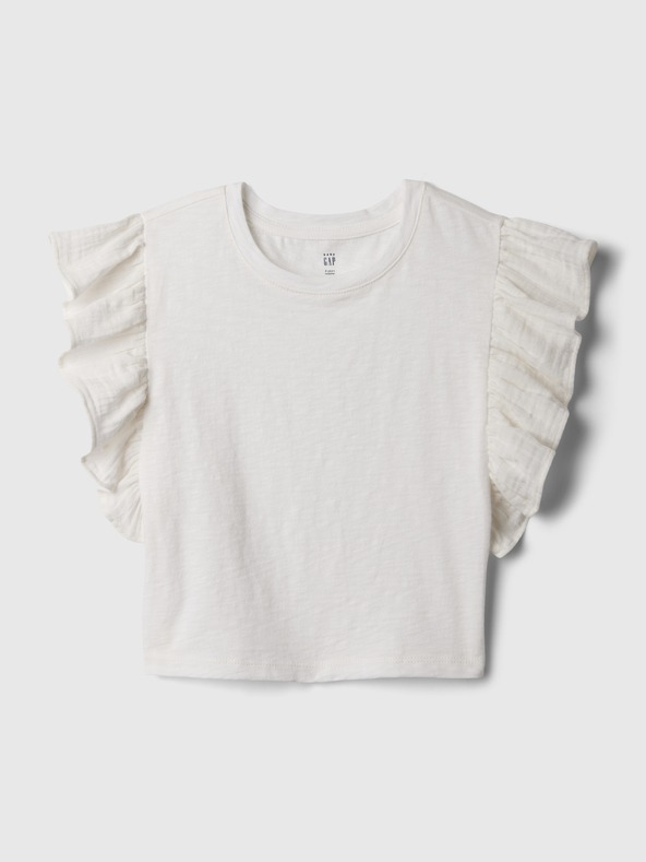 GAP Baby crop top s volánky GAP
