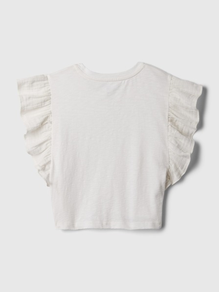 GAP Baby crop top s volánky GAP