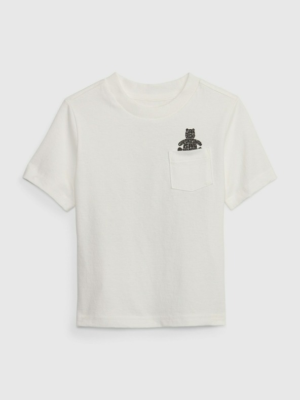 GAP Dětské tričko s medvídkem GAP