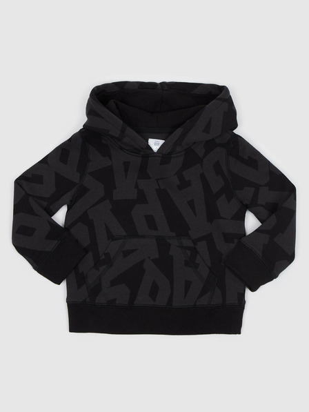 GAP Dětská mikina s logem a kapucí GAP