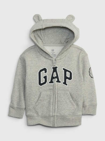 GAP Baby mikina logo a kapuce GAP