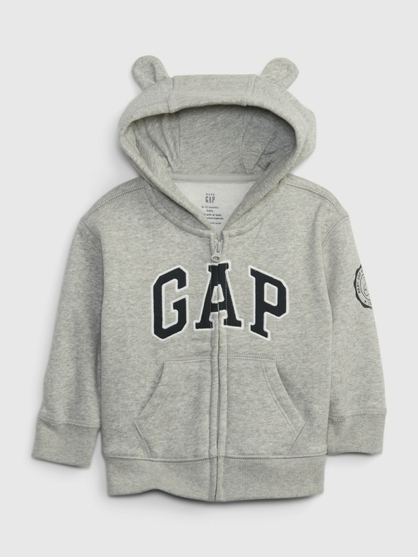 GAP Baby mikina logo a kapuce GAP