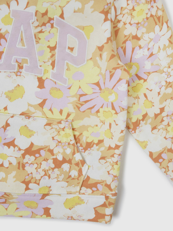 GAP Baby květovaná mikina GAP